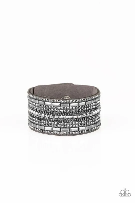 Bracelets Paparazzi Accessories Rebel Radiance Silver Bracelet Jewelry by Bretta