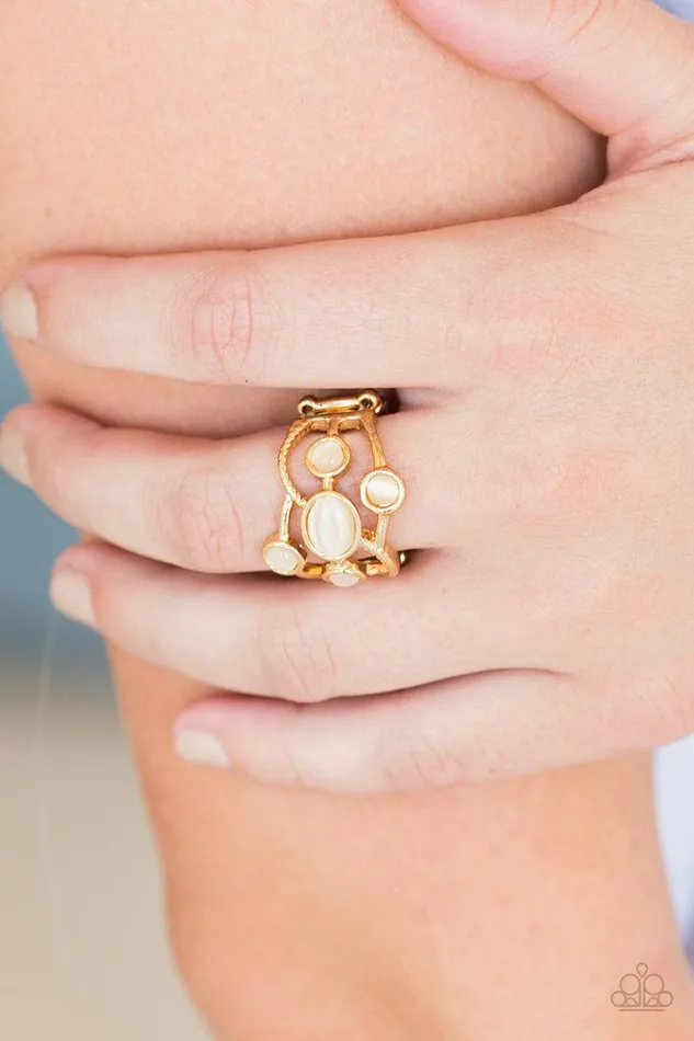 Paparazzi Accessories Rings Moon Mood Gold Ring Jewelry by Bretta