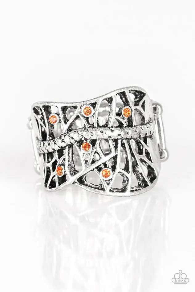 Paparazzi Accessories Rings Stage Struck Orange Ring Jewelry by Bretta